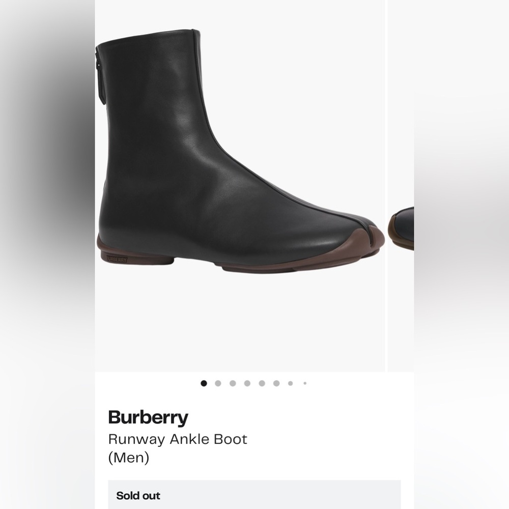Burberry men’s ankle boot new!